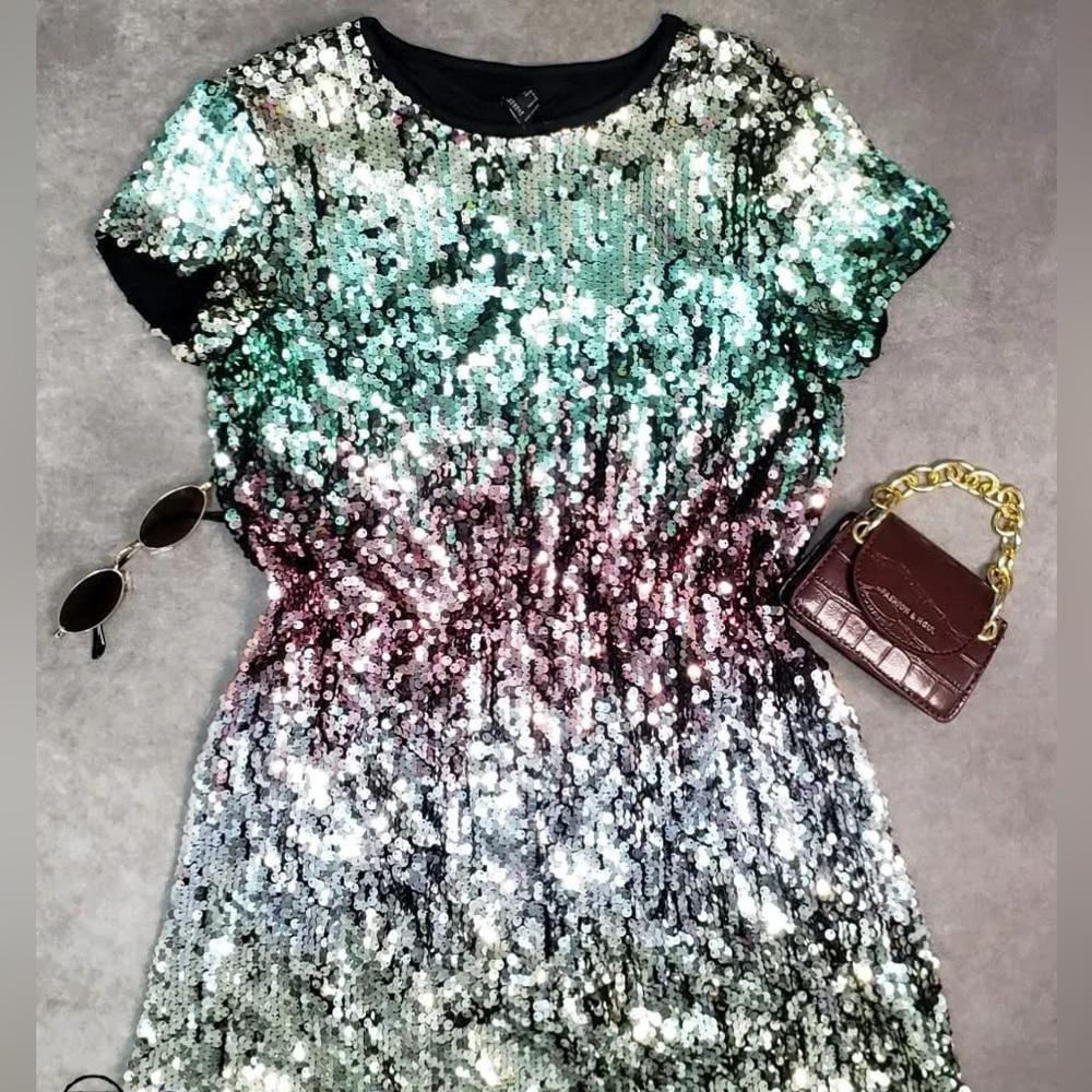 Sequin Ombre Dress